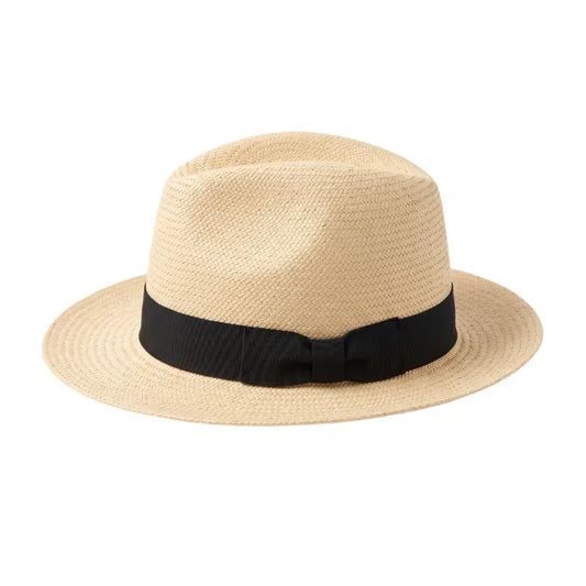 Navea Natural Beige Classic Straw Panama Hat