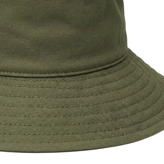 Navea Olive Green Cotton Bucket Hat