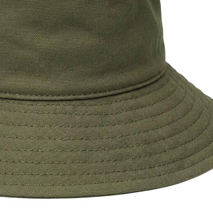 Navea Olive Green Cotton Bucket Hat