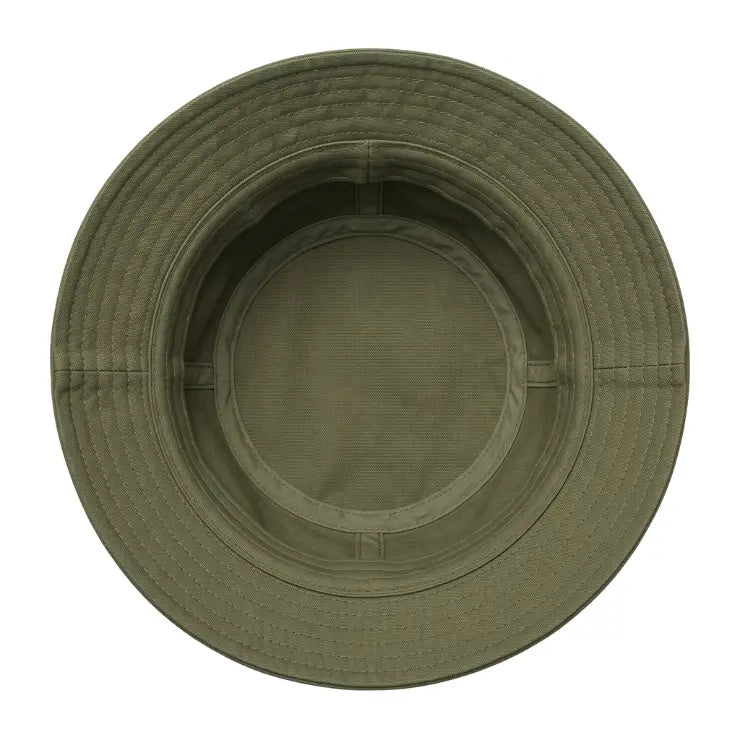 Navea Olive Green Cotton Bucket Hat