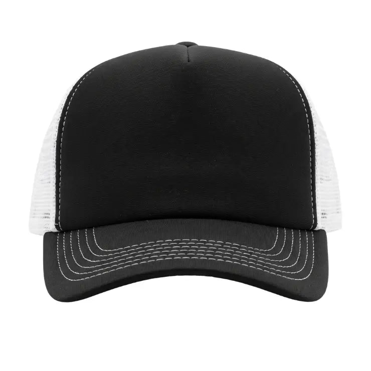 Navea Two-Tone Black and White Trucker Cap