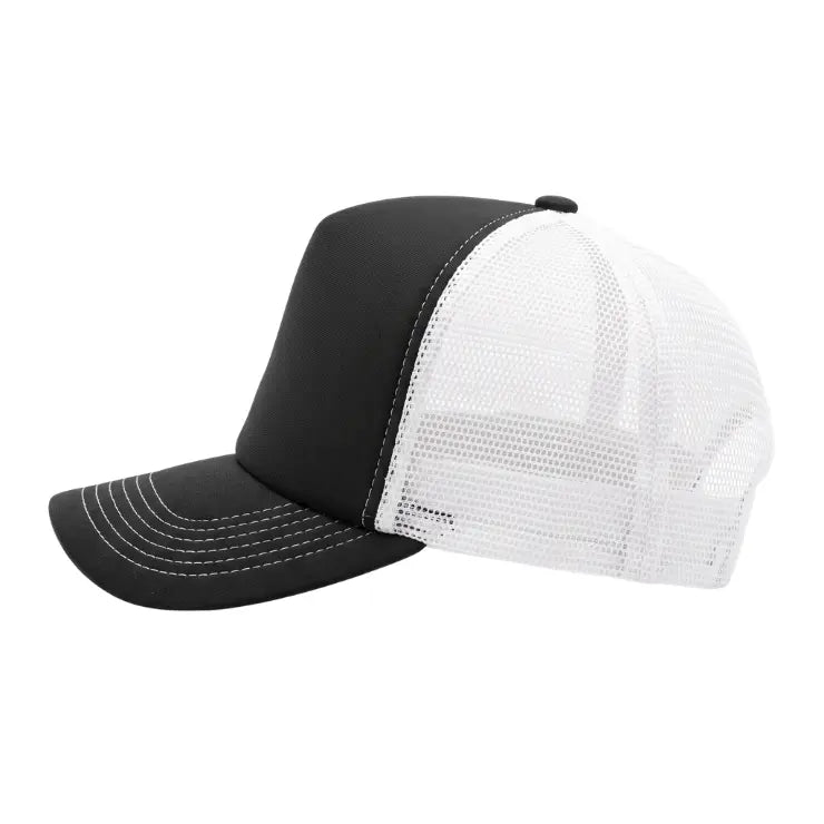 Navea Two-Tone Black and White Trucker Cap