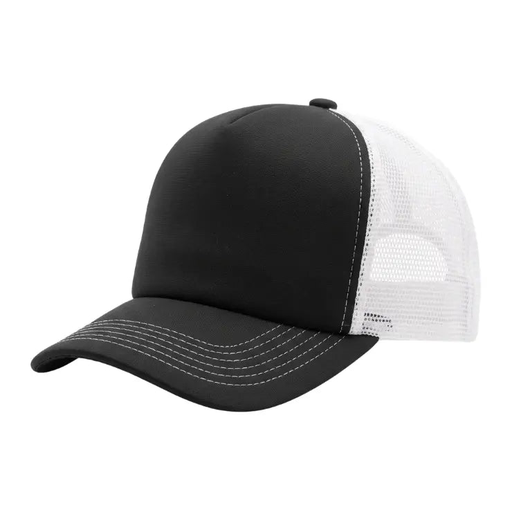 Navea Two-Tone Black and White Trucker Cap